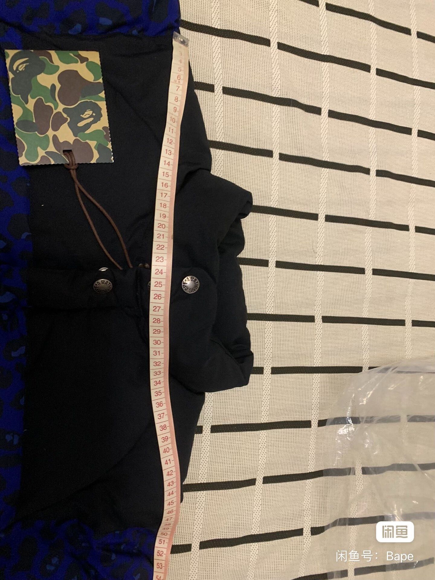 Bape Bape Down Camo Blue Heavy Coat L Men Size US L / EU 52-54 / 3 - 9 Thumbnail