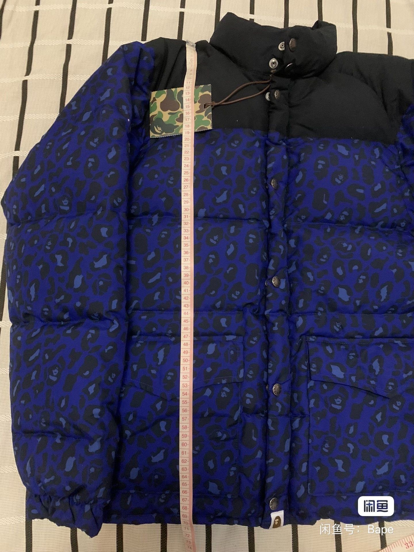 Bape Bape Down Camo Blue Heavy Coat L Men Size US L / EU 52-54 / 3 - 7 Thumbnail