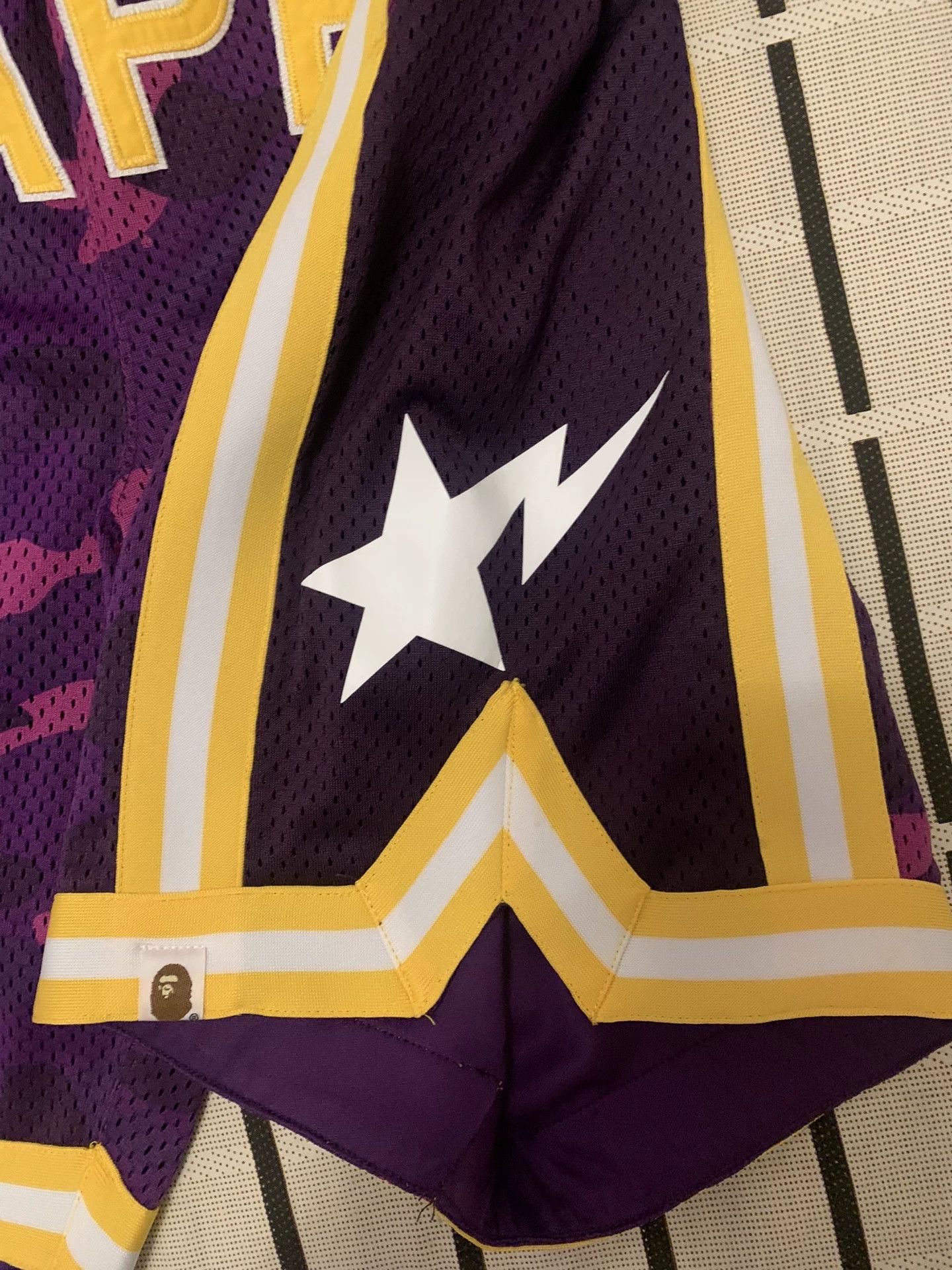 Bape Bape Basketball Purple Shorts M Men Size US 32 / EU 48 - 3 Thumbnail