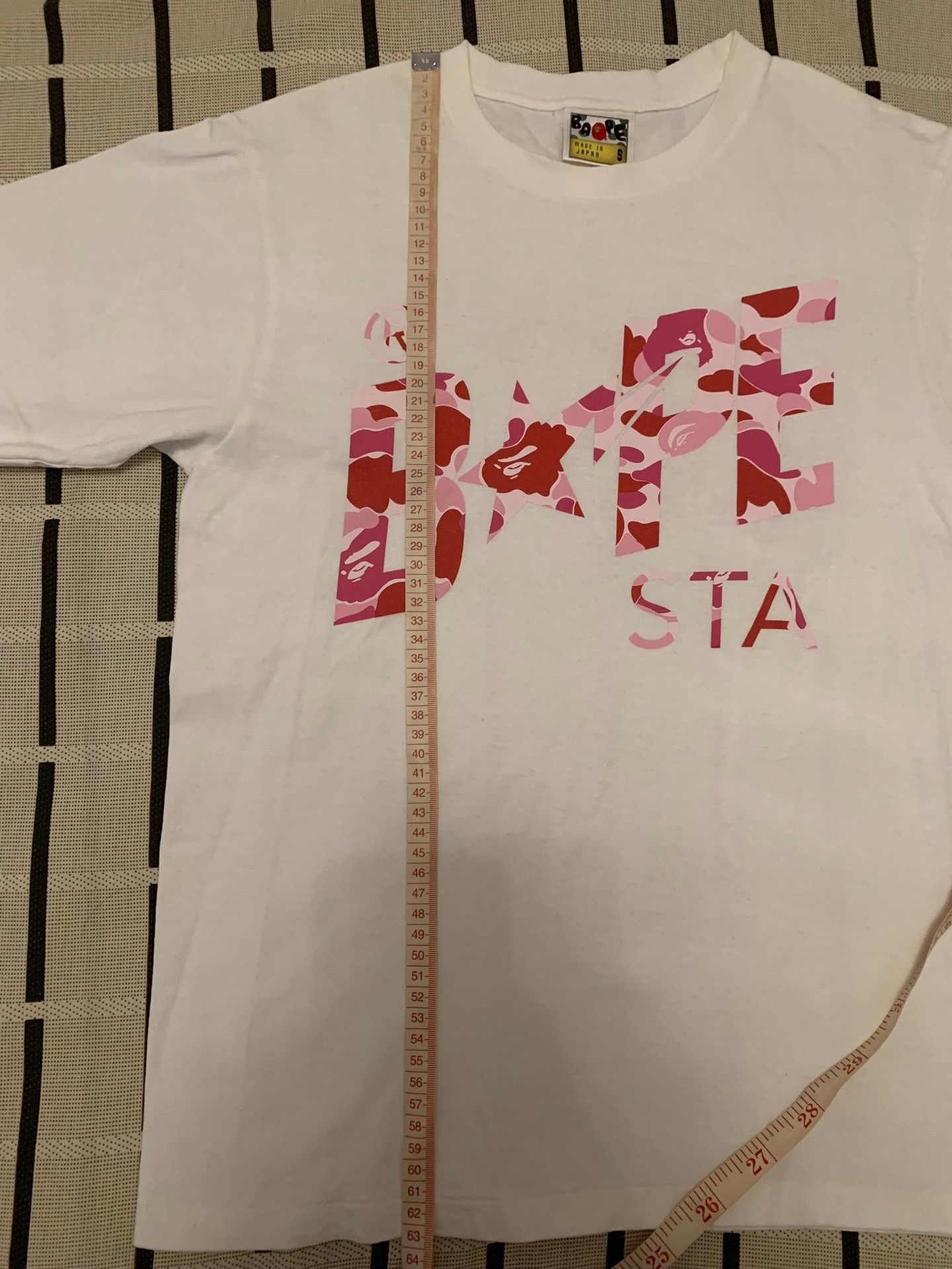 Bape Bape Camo Pink T-Shirt S Men Size US S / EU 44-46 / 1 - 7 Thumbnail