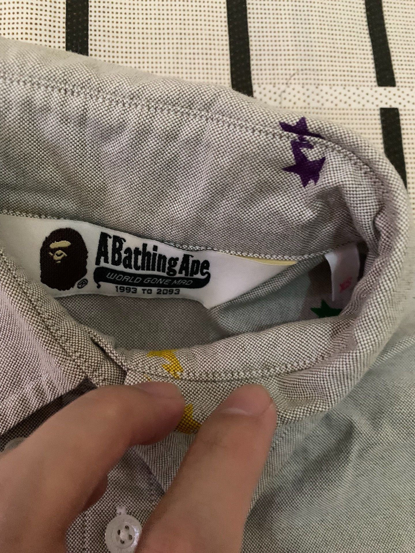 Bape Bape Rainbow Multi Shirt XS Men Size US XS / EU 42 / 0 - 3 Thumbnail