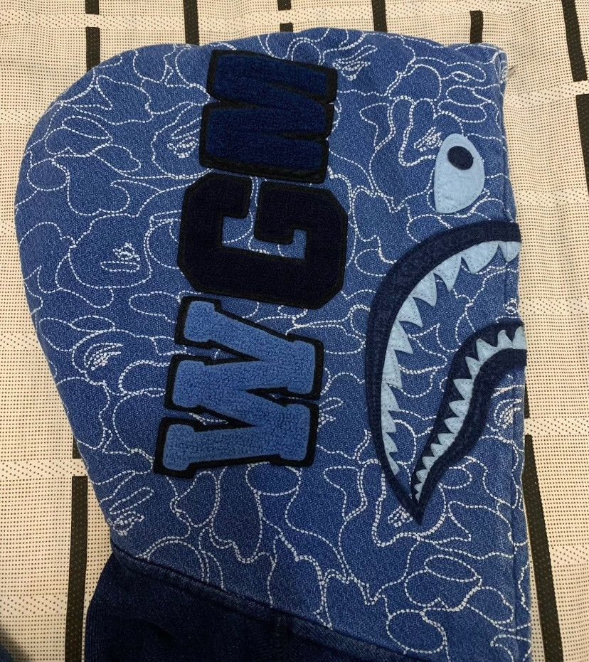 Bape Bape Shark Camo Blue Light Jacket S Men Size US S / EU 44-46 / 1 - 4 Thumbnail