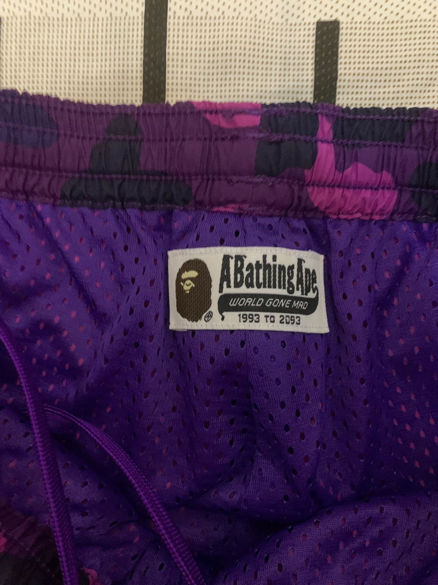Bape Bape Shark Camo Purple Shorts M Men Size US 32 / EU 48 - 3 Thumbnail