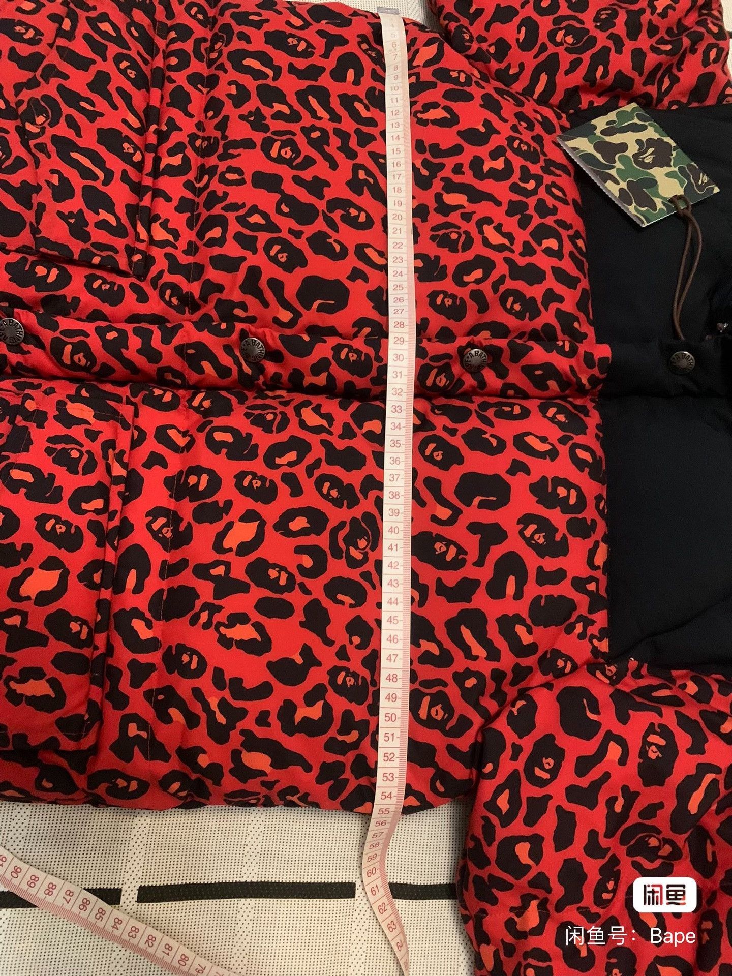 Bape Bape Down Camo Red Heavy Coat M Men Size US M / EU 48-50 / 2 - 8 Thumbnail