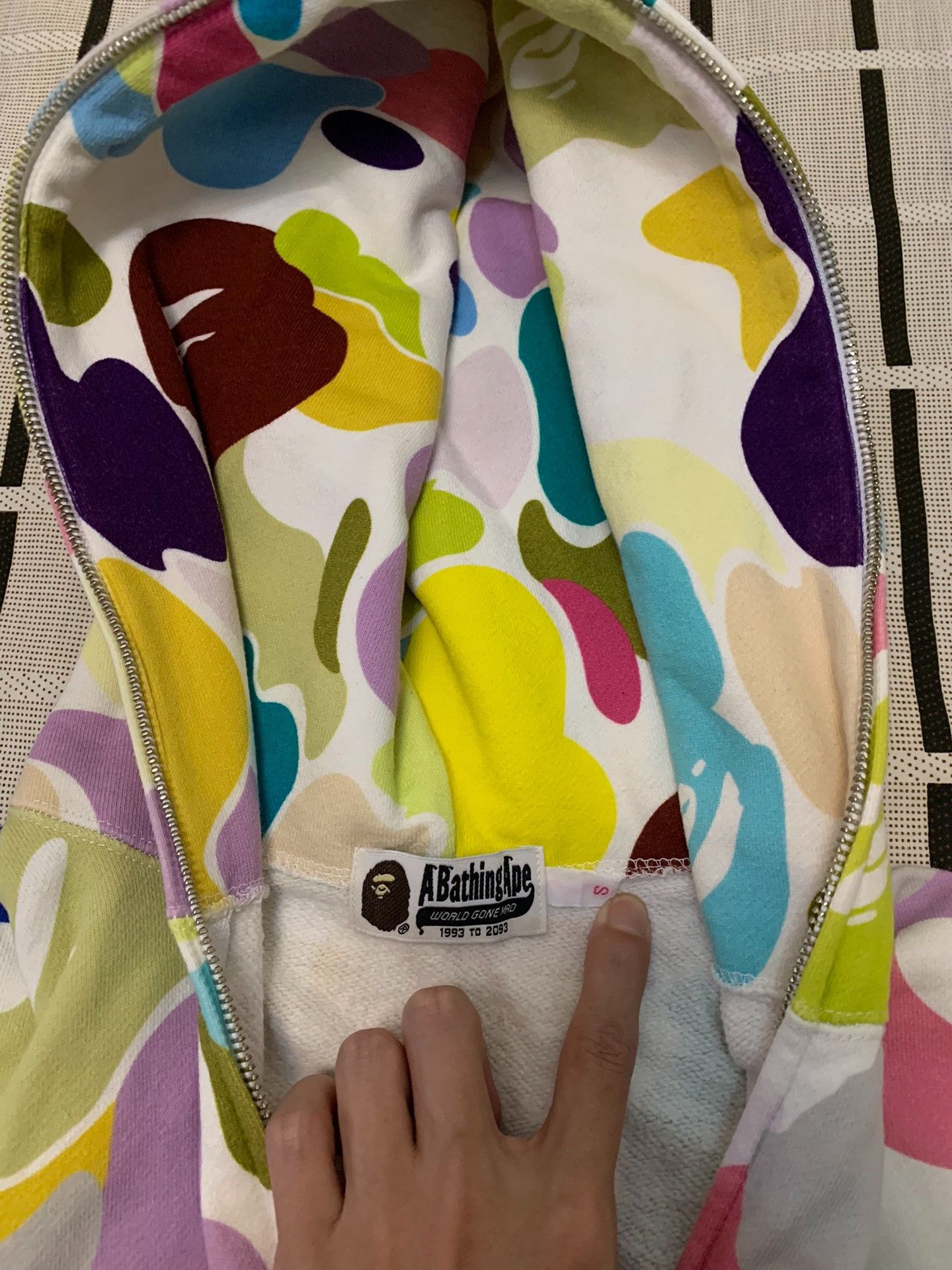 Bape Bape Camo Rainbow Multi Light Jacket S Men Size US S / EU 44-46 / 1 - 3 Thumbnail