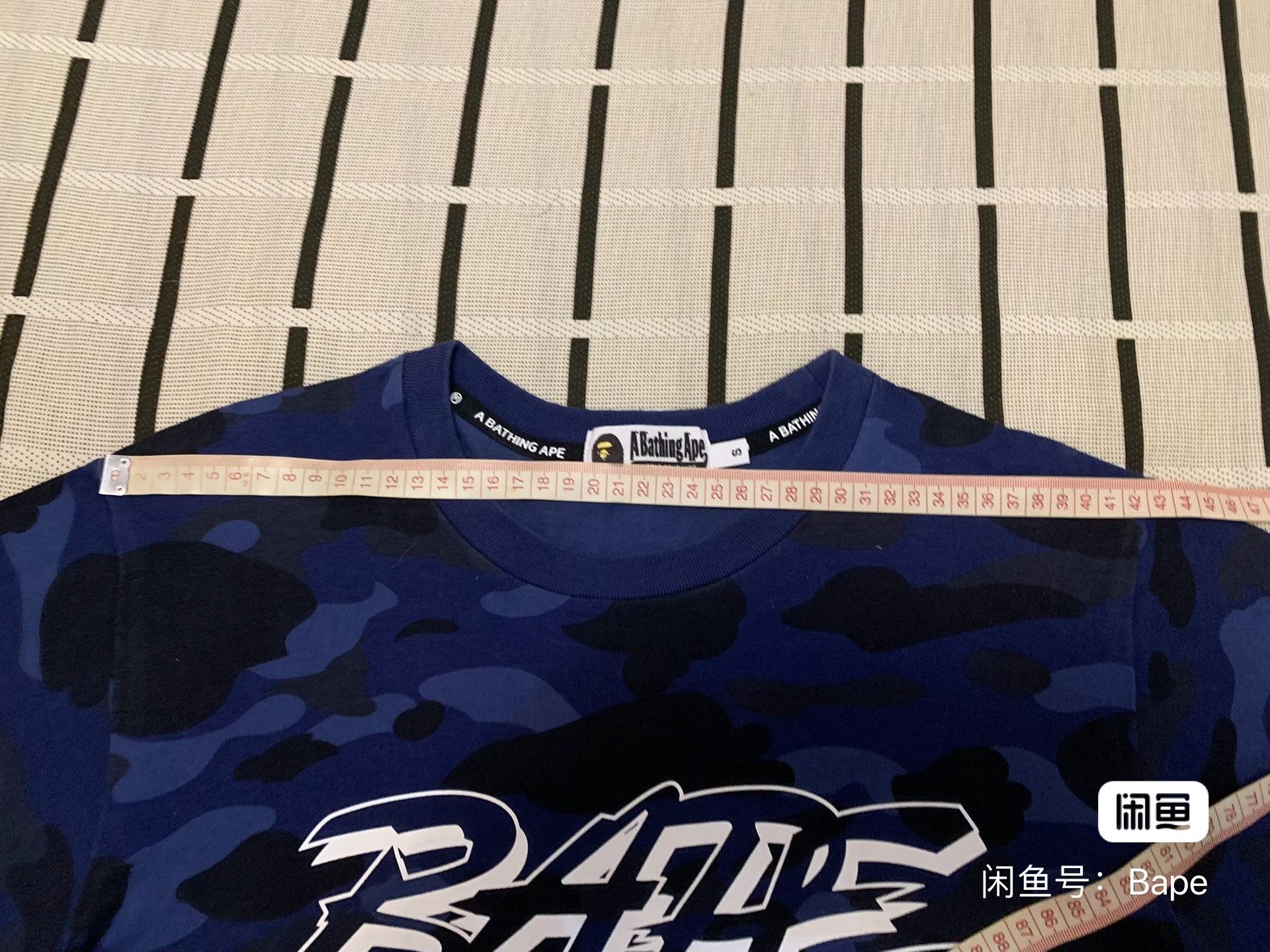 Bape Bape Camo Blue T-Shirt S Men Size US S / EU 44-46 / 1 - 9 Thumbnail