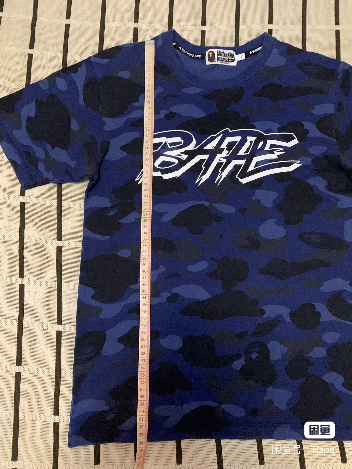 Bape Bape Camo Blue T-Shirt S Men Size US S / EU 44-46 / 1 - 7 Thumbnail