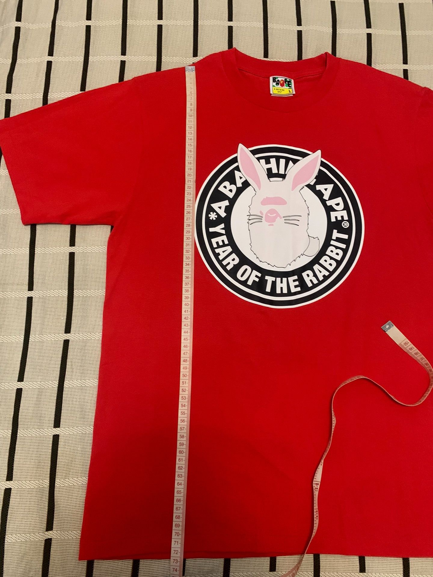Bape Bape Limited Ape Head Pink T-Shirt L Men Size US L / EU 52-54 / 3 - 7 Thumbnail