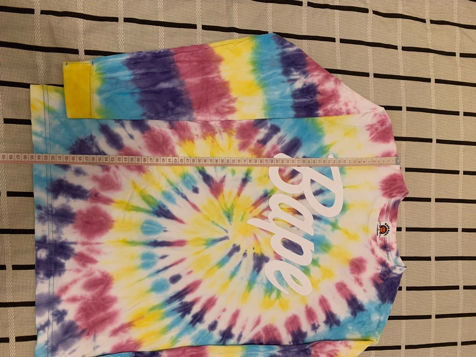 Bape Bape Tie-Dye Multi T-Shirt S Men Size US S / EU 44-46 / 1 - 7 Thumbnail