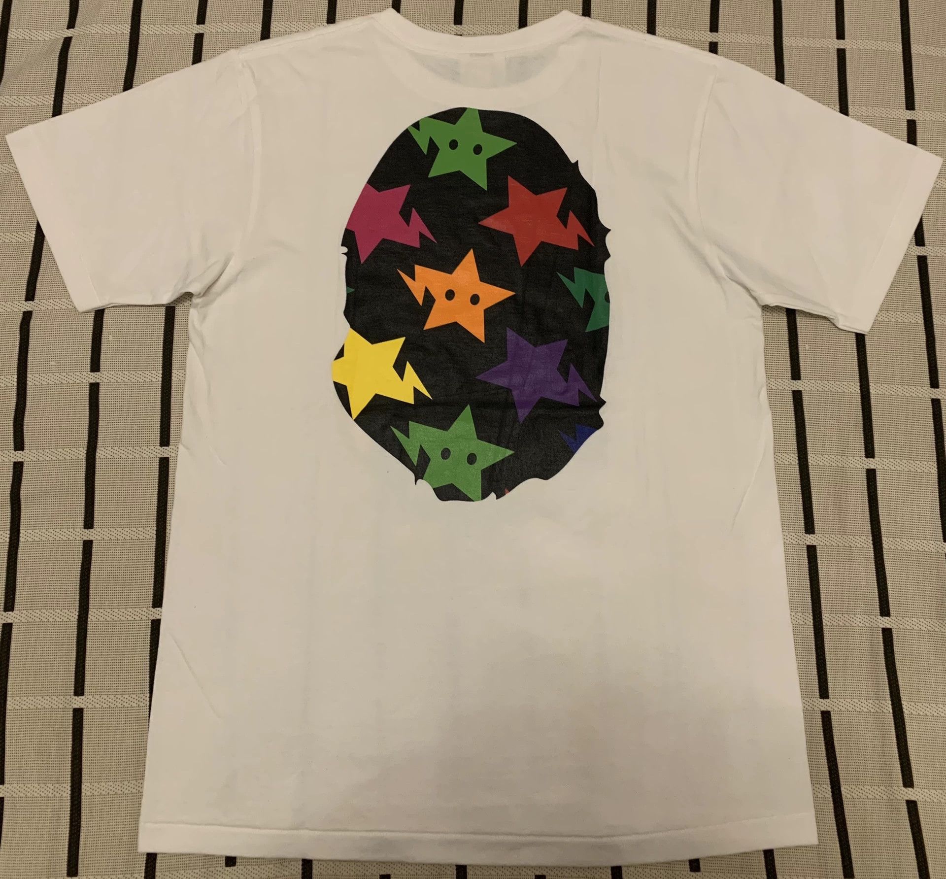 Bape Bape Rainbow Multi T-Shirt M Men Size US M / EU 48-50 / 2 - 2 Thumbnail