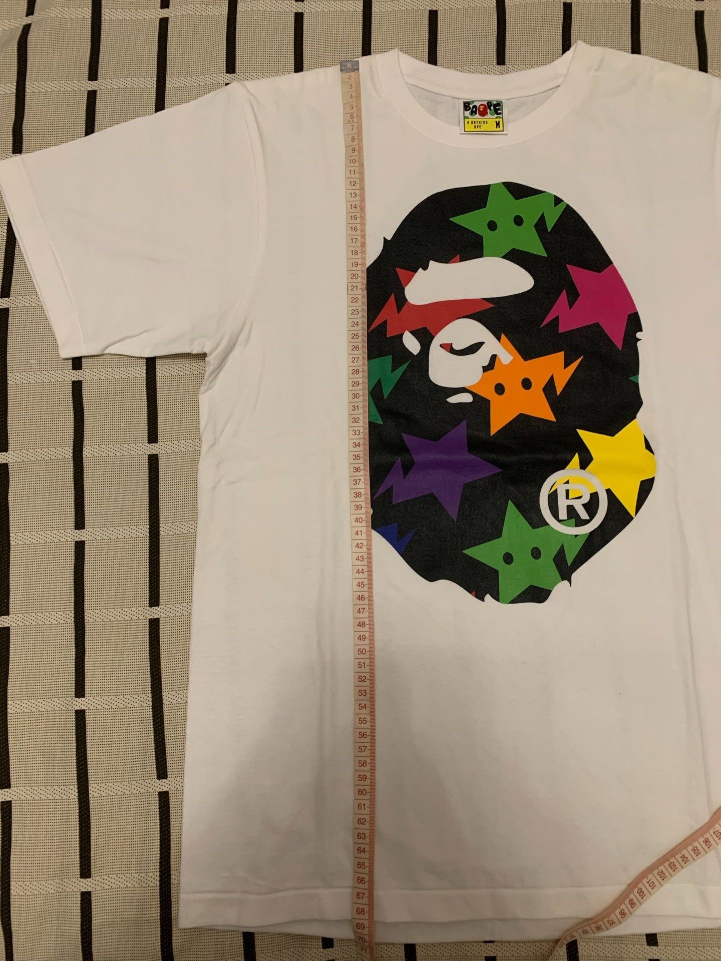 Bape Bape Rainbow Multi T-Shirt M Men Size US M / EU 48-50 / 2 - 7 Thumbnail
