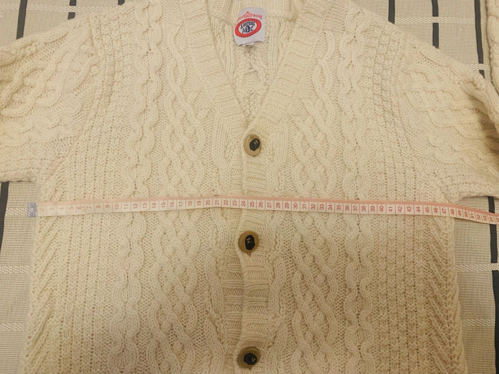 Bape Bape Wool White Sweater M Men Size US M / EU 48-50 / 2 - 8 Thumbnail