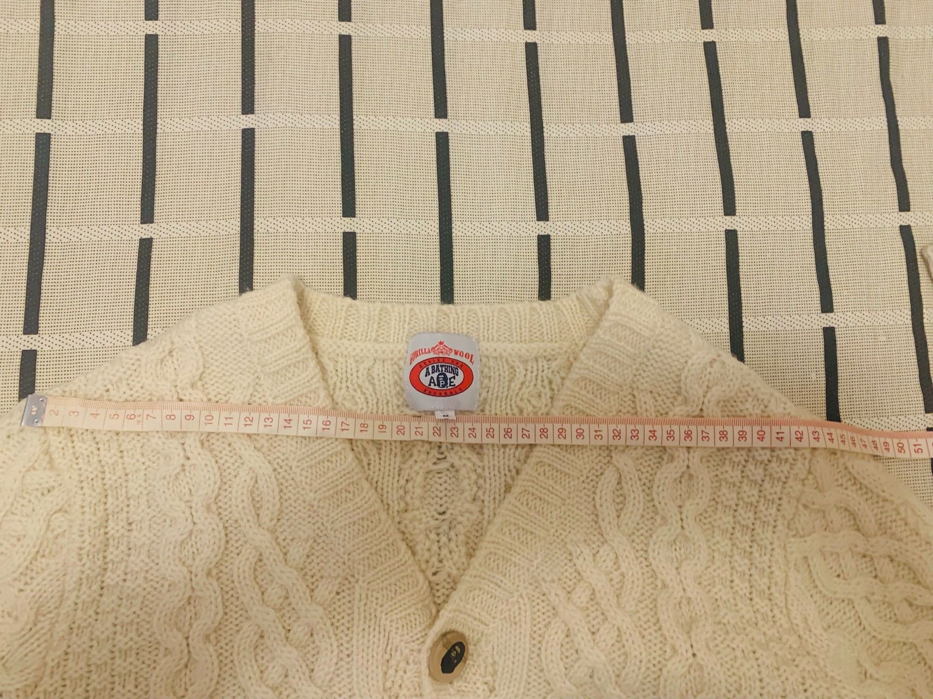 Bape Bape Wool White Sweater M Men Size US M / EU 48-50 / 2 - 9 Thumbnail