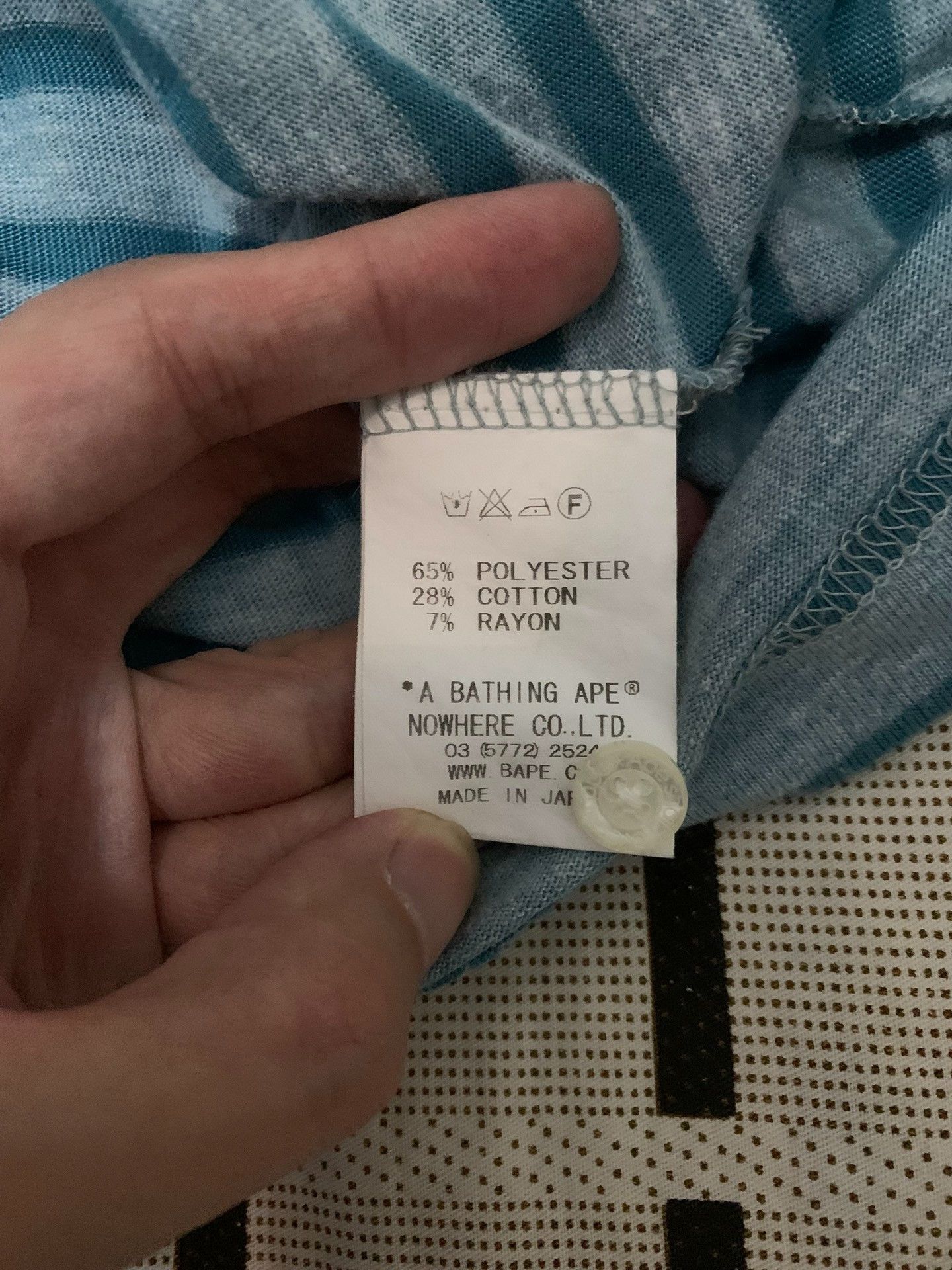 Bape Bape Striped Gold Polo M Men Size US M / EU 48-50 / 2 - 4 Thumbnail