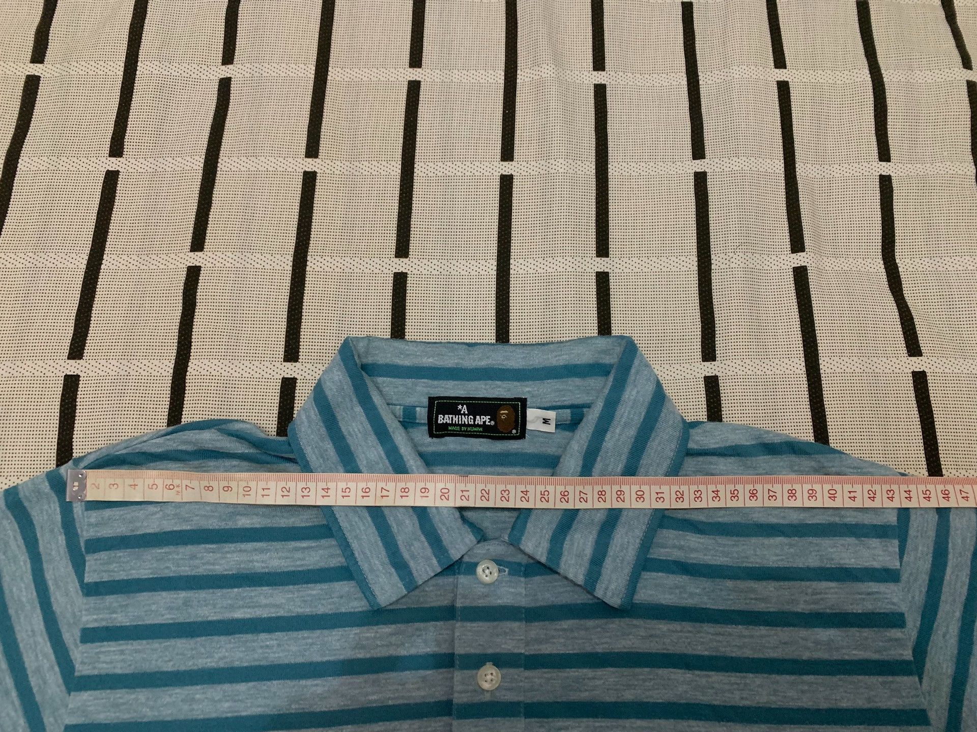 Bape Bape Striped Gold Polo M Men Size US M / EU 48-50 / 2 - 9 Thumbnail
