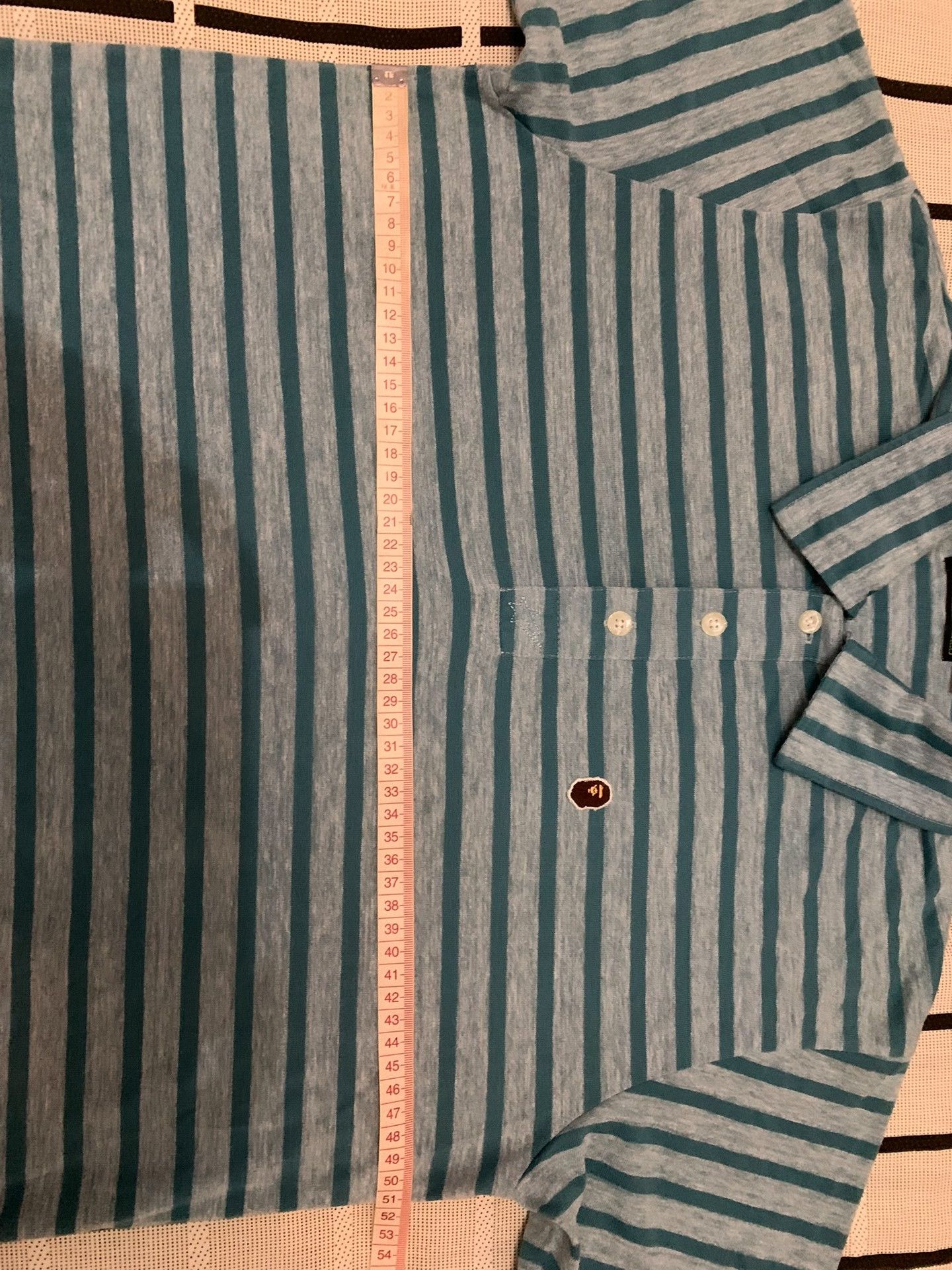 Bape Bape Striped Gold Polo M Men Size US M / EU 48-50 / 2 - 8 Thumbnail