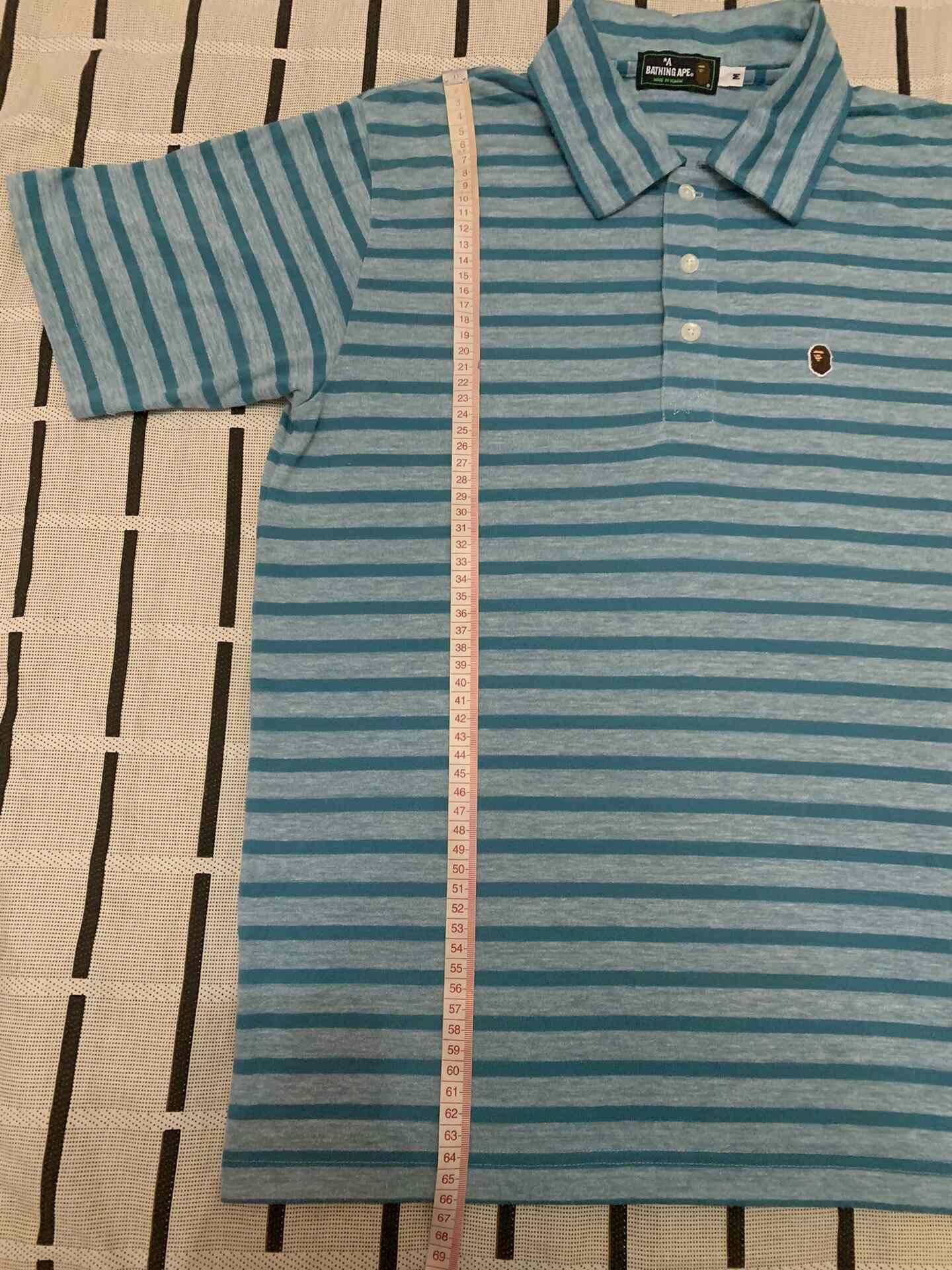 Bape Bape Striped Gold Polo M Men Size US M / EU 48-50 / 2 - 7 Thumbnail