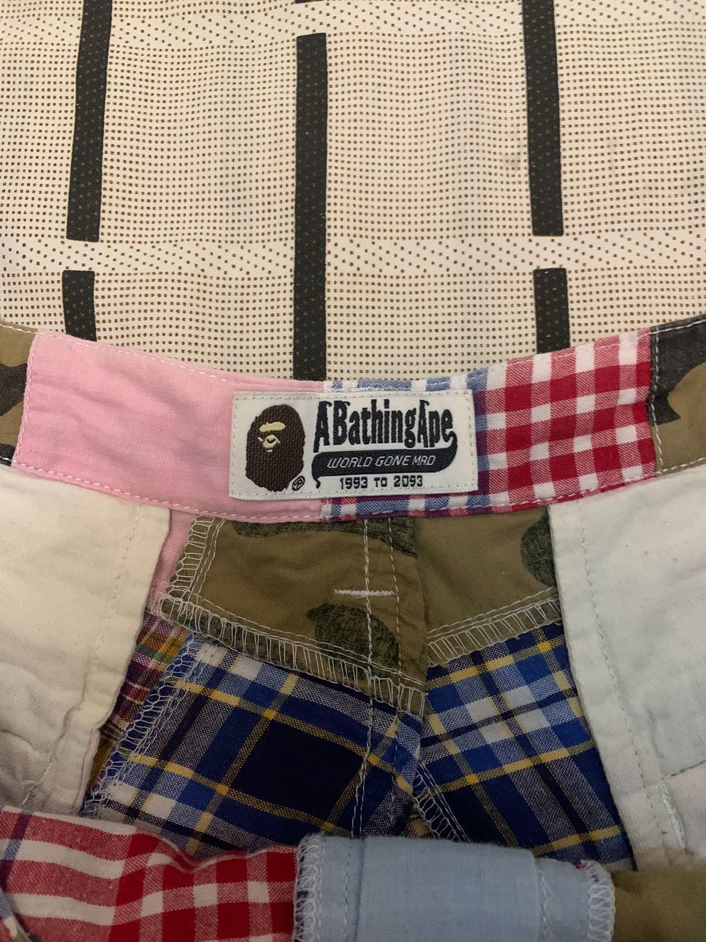 Bape Bape Camo Plaid Multi Casual Pants M Men Size US 32 / EU 48 - 3 Thumbnail