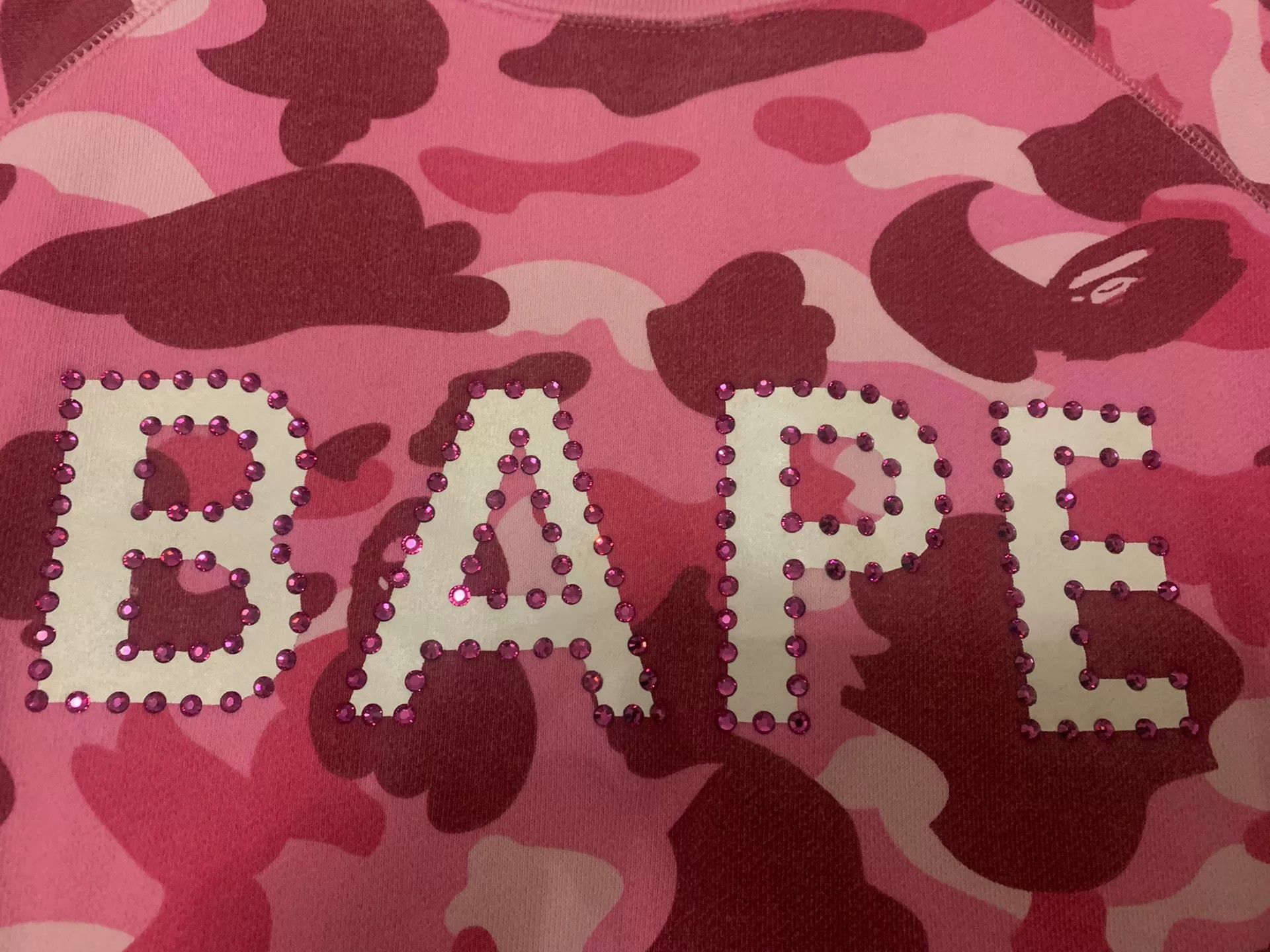 Bape Bape Retro Camo Pink Hoodie S Men Size US S / EU 44-46 / 1 - 2 Thumbnail