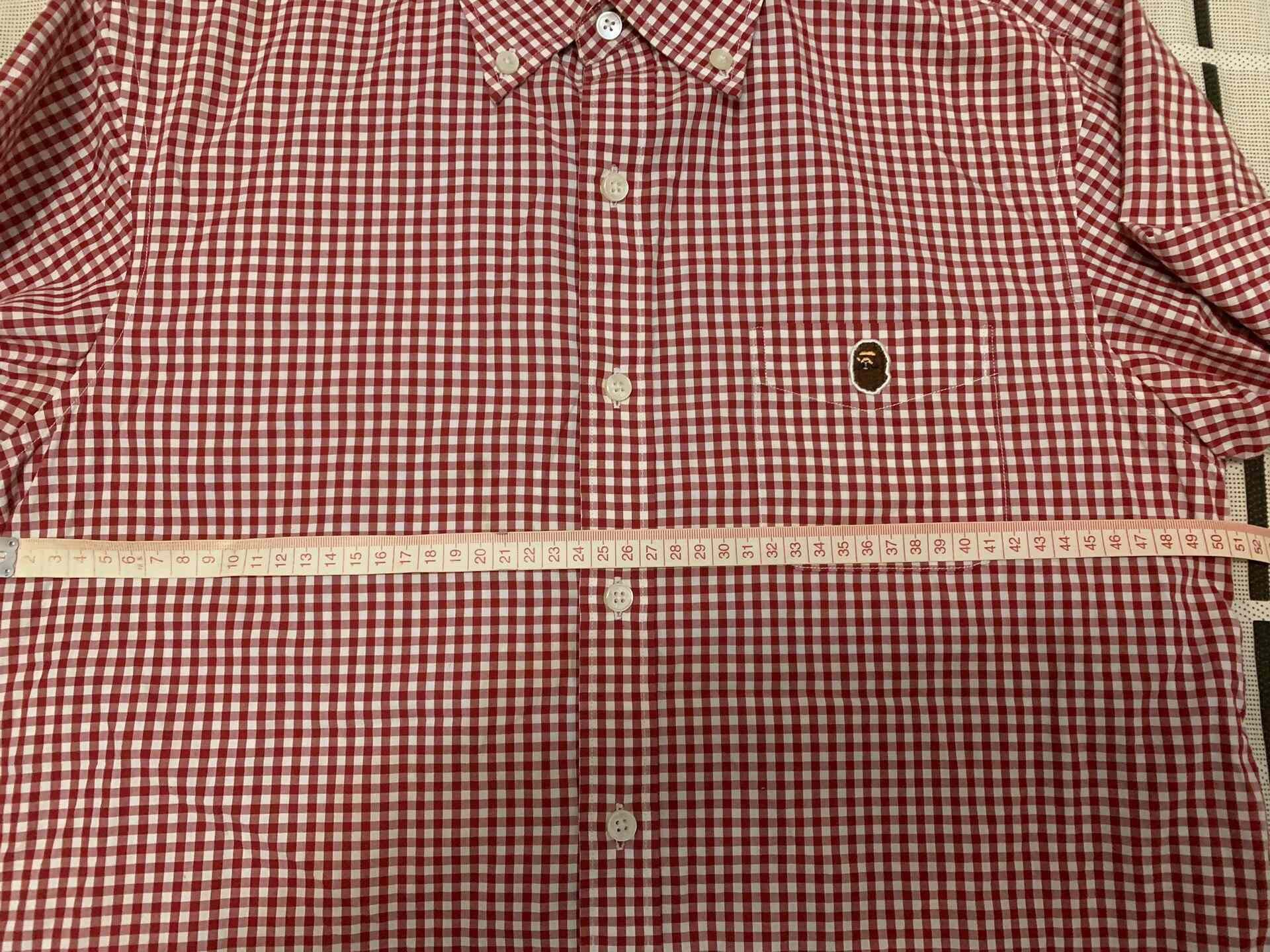 Bape Bape Plaid Ape Head Shirt L Men Size US L / EU 52-54 / 3 - 7 Thumbnail