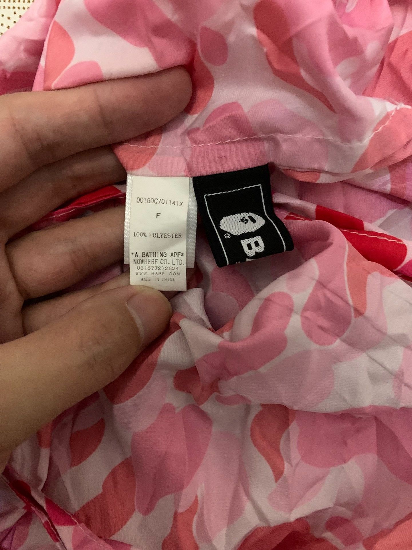 Bape Bape Camo Pink Accessory L Men Size ONE SIZE - 5 Thumbnail