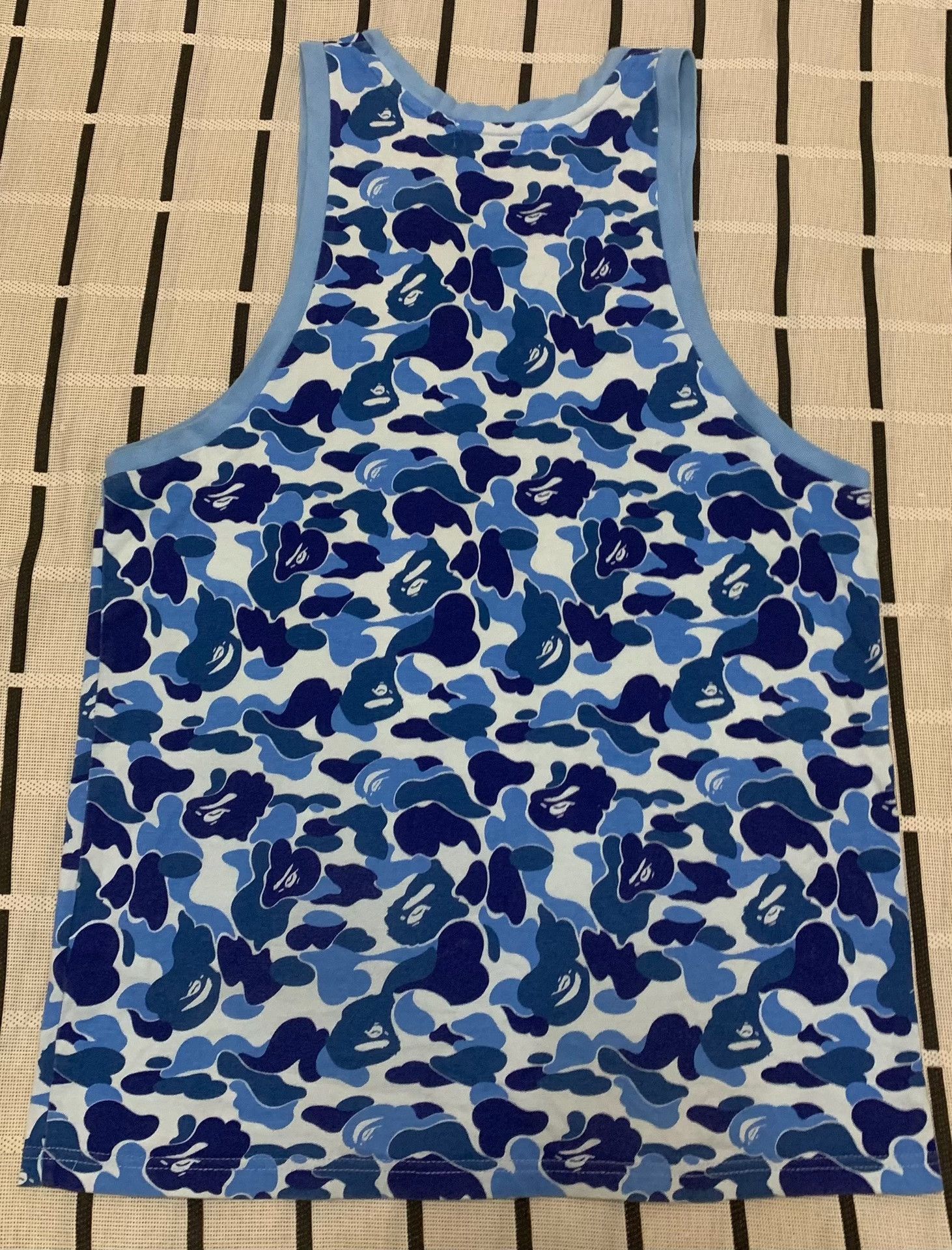 Bape Bape Camo Blue Tank Top M Men Size US M / EU 48-50 / 2 - 2 Thumbnail