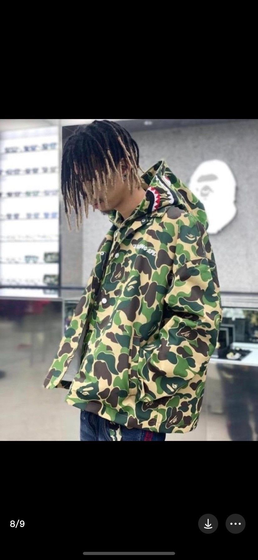 Bape Bape Camo Green Light Jacket L Men Size US L / EU 52-54 / 3 - 5 Thumbnail