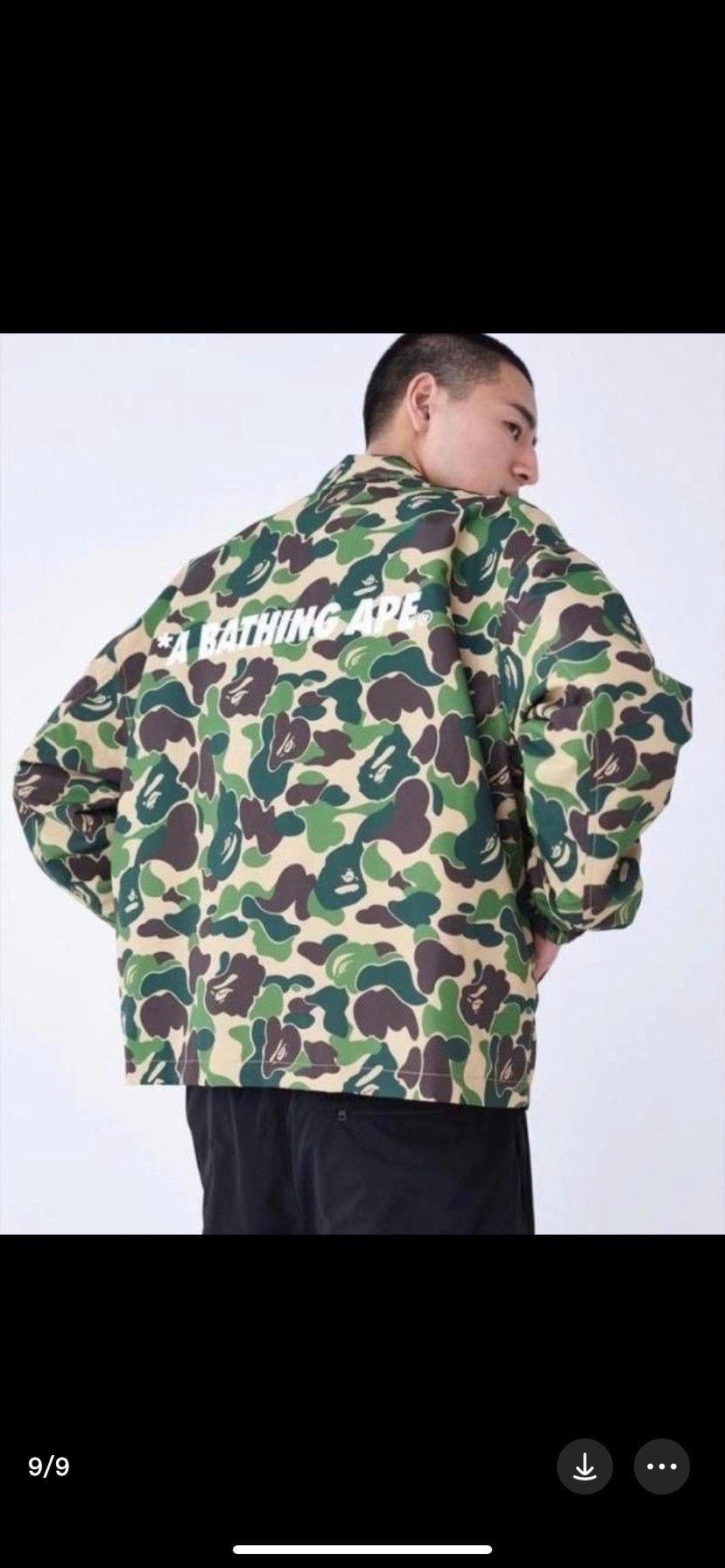 Bape Bape Camo Green Light Jacket L Men Size US L / EU 52-54 / 3 - 6 Thumbnail