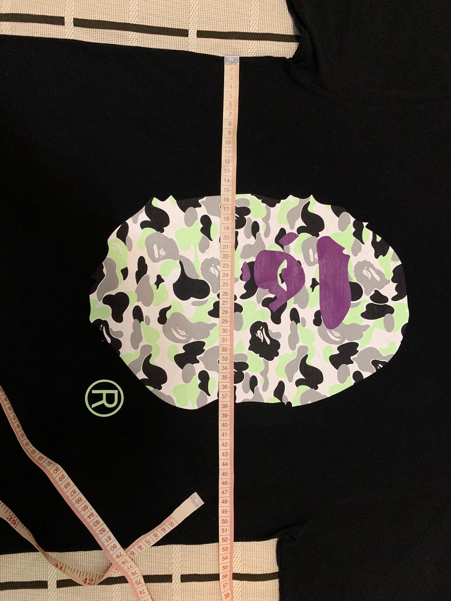 Bape Bape Glow Ape Head T-Shirt L Men Size US L / EU 52-54 / 3 - 8 Thumbnail