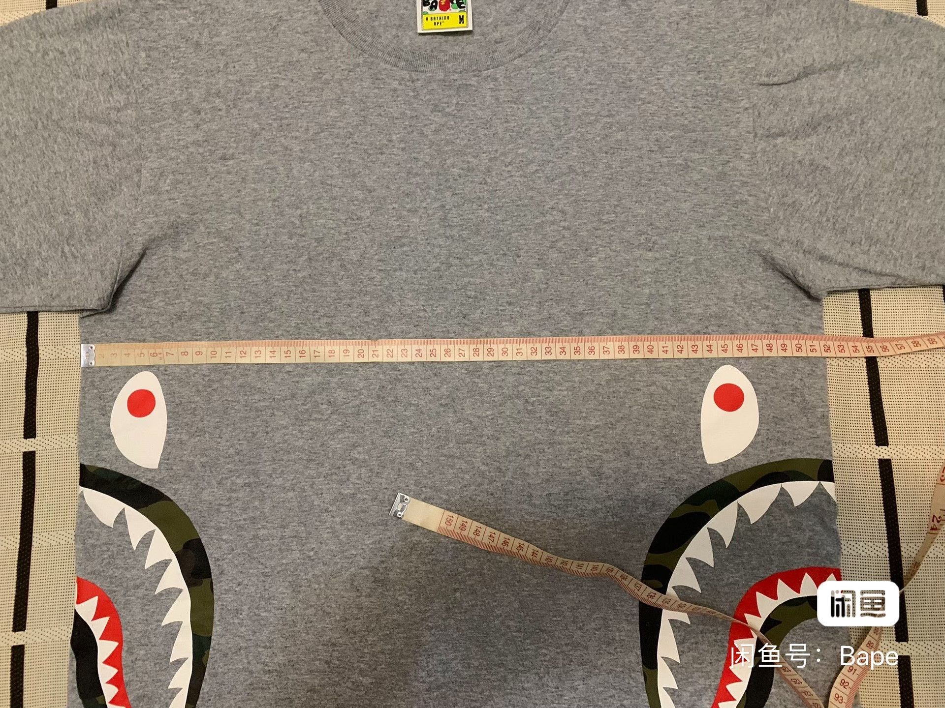 Bape Bape Shark Camo Green T-Shirt M Men Size US M / EU 48-50 / 2 - 8 Thumbnail