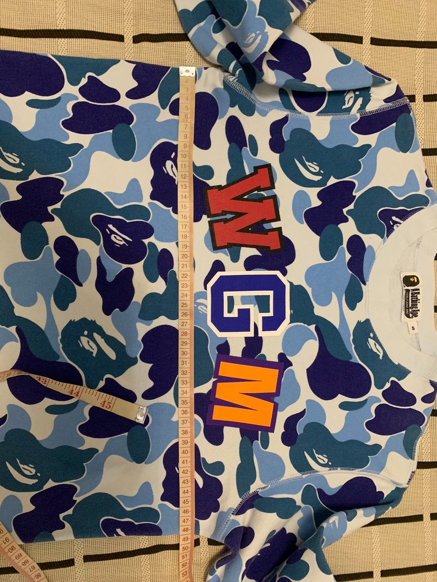 Bape Bape Shark Camo Blue Hoodie S Men Size US S / EU 44-46 / 1 - 8 Thumbnail
