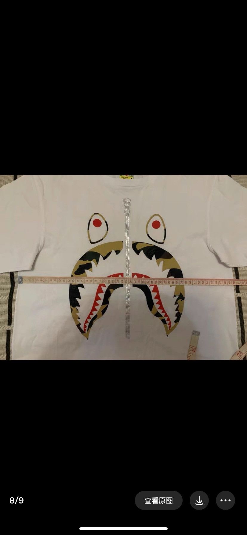Bape Bape Shark Camo Yellow T-Shirt M Men Size US M / EU 48-50 / 2 - 8 Thumbnail