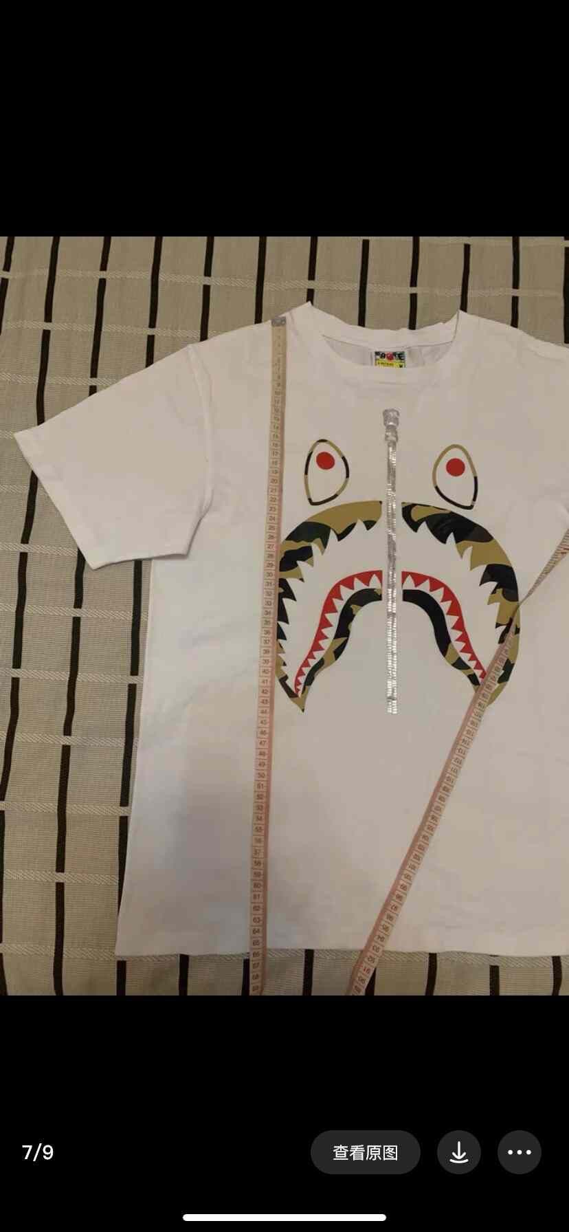 Bape Bape Shark Camo Yellow T-Shirt M Men Size US M / EU 48-50 / 2 - 7 Thumbnail