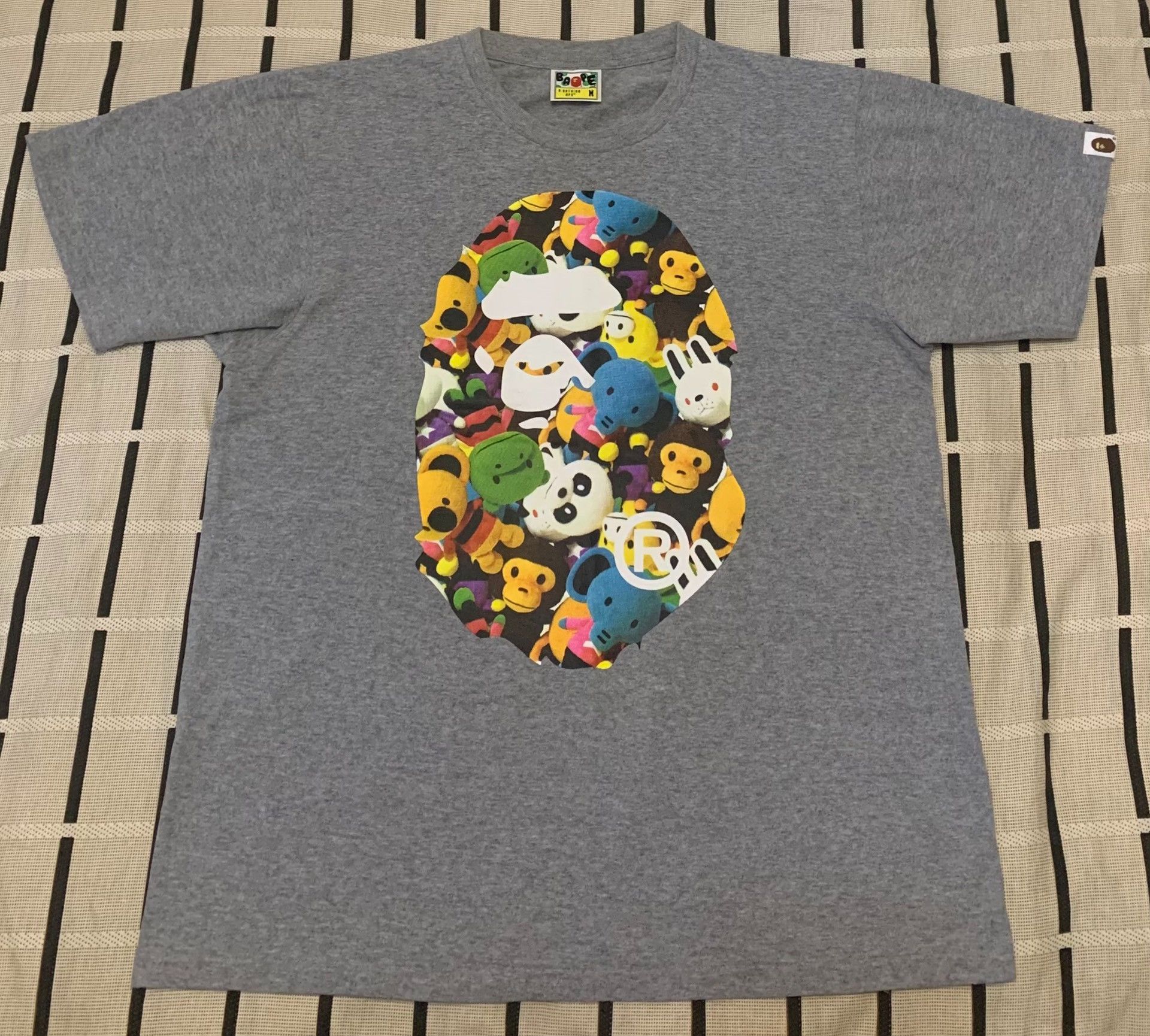 Bape Bape Ape Head Multi T-Shirt M Men Size US M / EU 48-50 / 2 - 2 Thumbnail