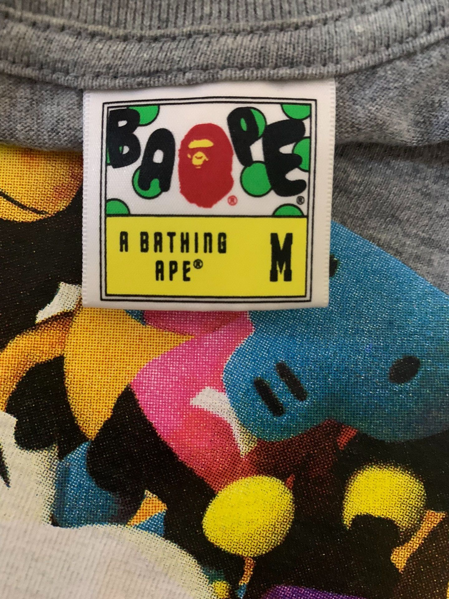 Bape Bape Ape Head Multi T-Shirt M Men Size US M / EU 48-50 / 2 - 5 Thumbnail