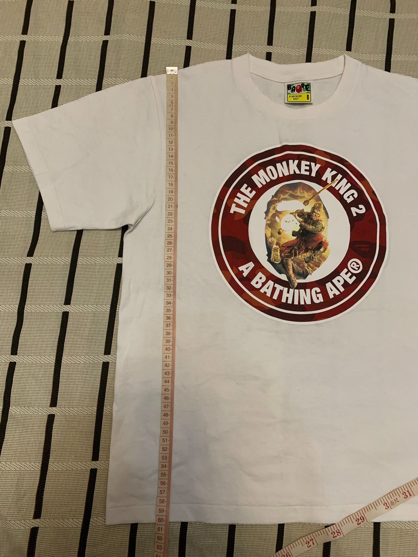 Bape Bape White T-Shirt S Men Size US S / EU 44-46 / 1 - 7 Thumbnail