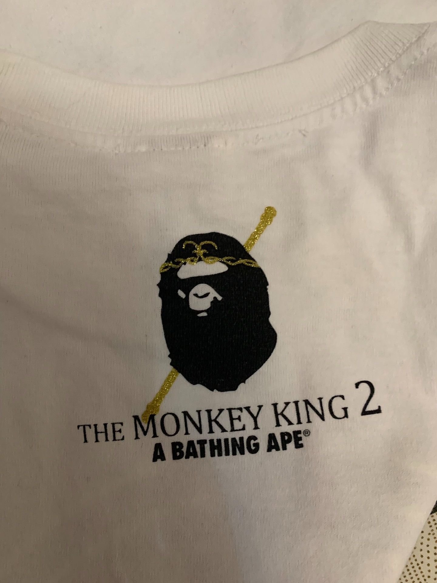 Bape Bape White T-Shirt S Men Size US S / EU 44-46 / 1 - 6 Thumbnail