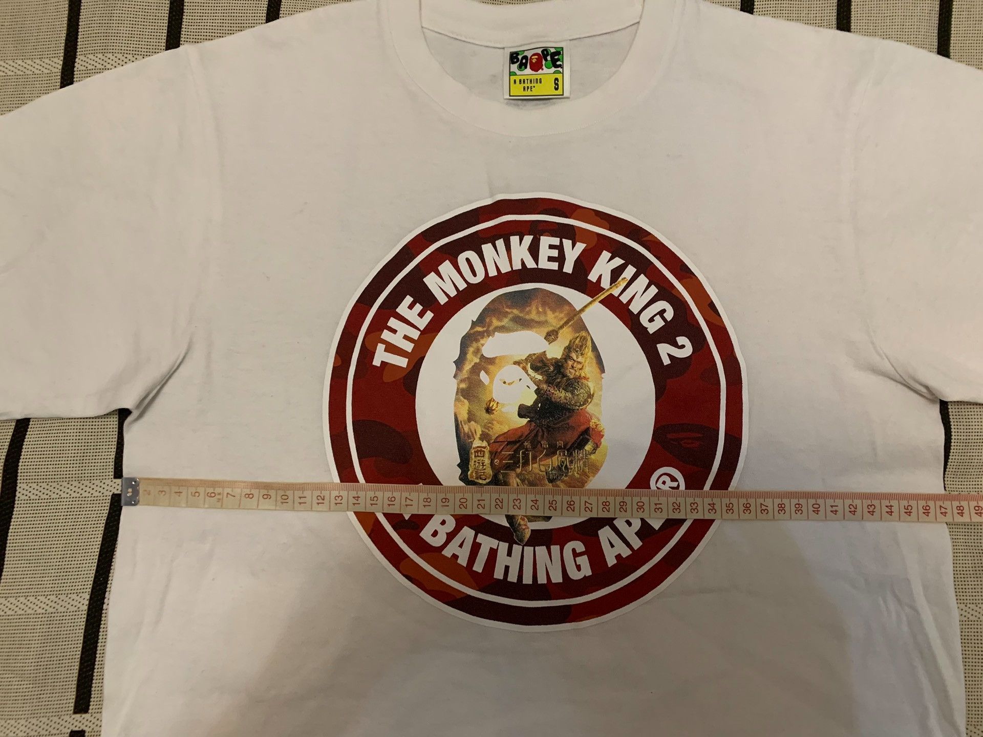 Bape Bape White T-Shirt S Men Size US S / EU 44-46 / 1 - 8 Thumbnail