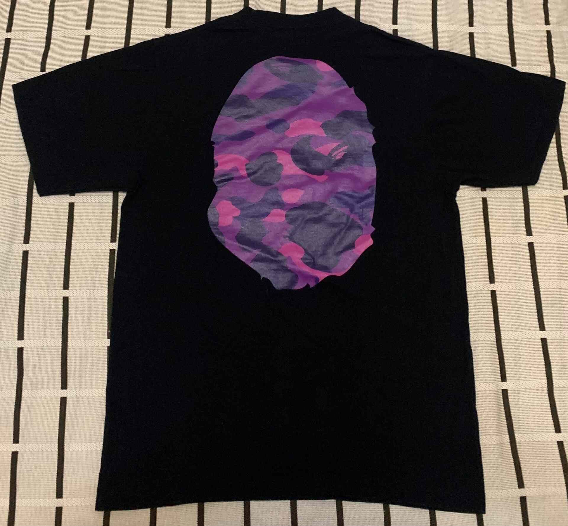 Bape Bape Camo Ape Head Purple T-Shirt M Men Size US M / EU 48-50 / 2 - 2 Thumbnail