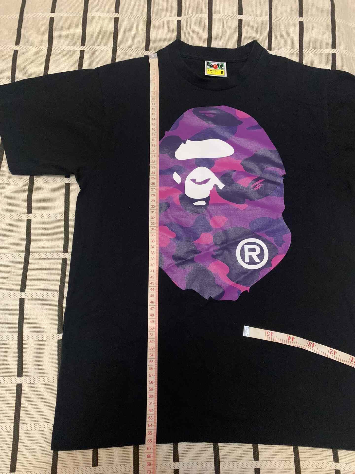 Bape Bape Camo Ape Head Purple T-Shirt M Men Size US M / EU 48-50 / 2 - 7 Thumbnail