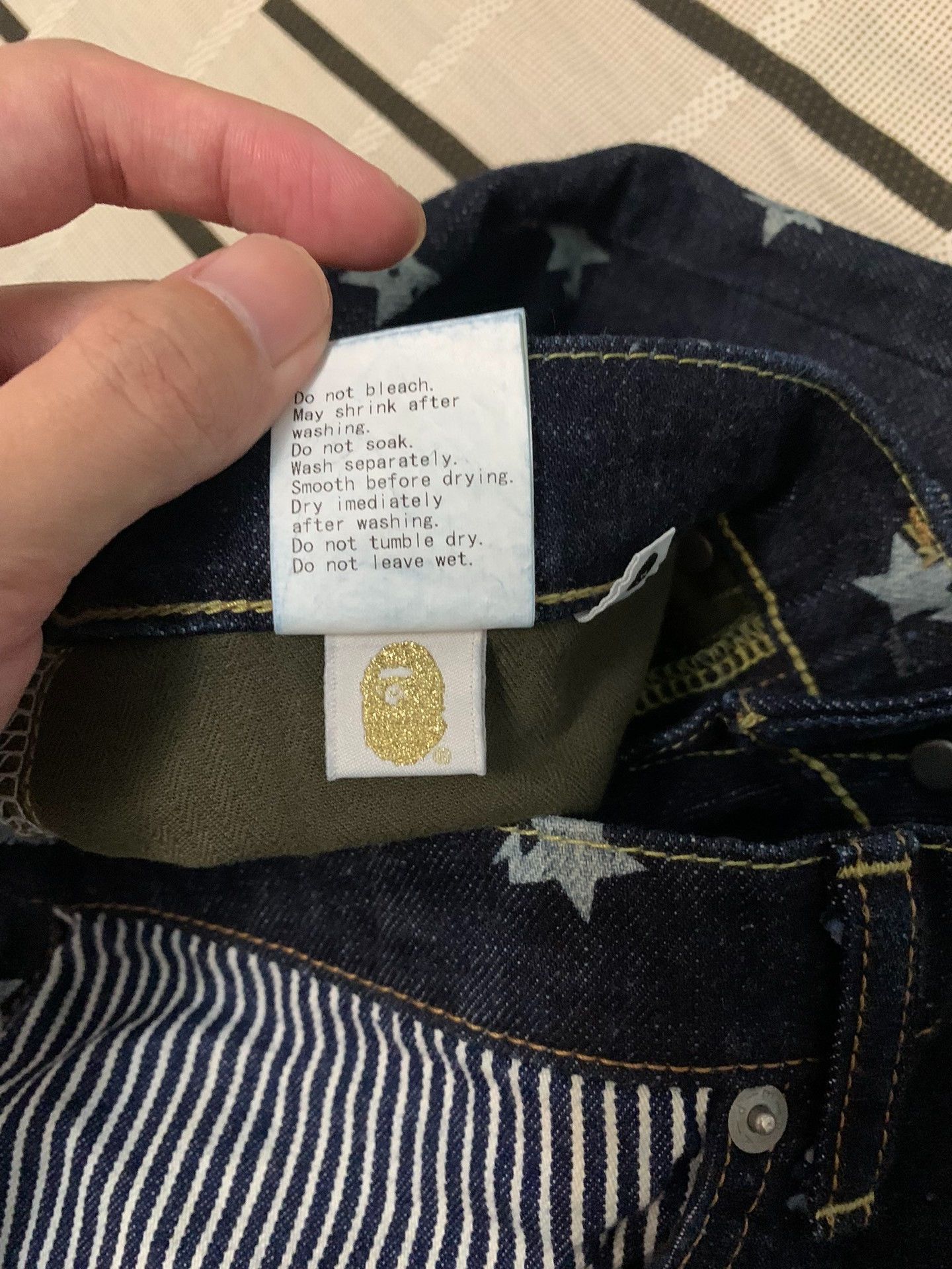 Bape Bape Denim Denim Jeans S Men Size US 30 / EU 46 - 5 Thumbnail