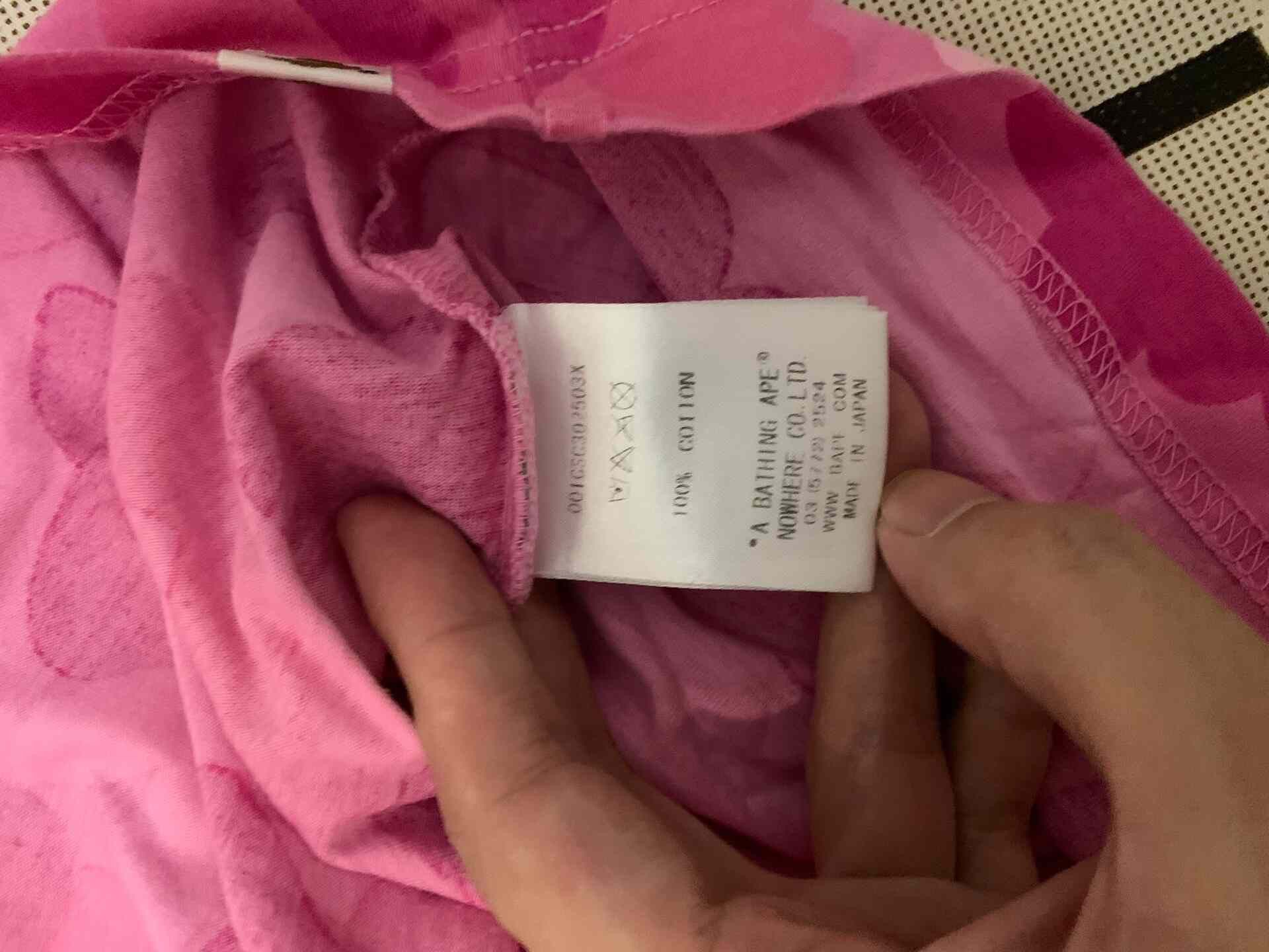 Bape Bape Camo Ape Head Pink T-Shirt S Women Size S / US 4 / IT 40 - 4 Thumbnail