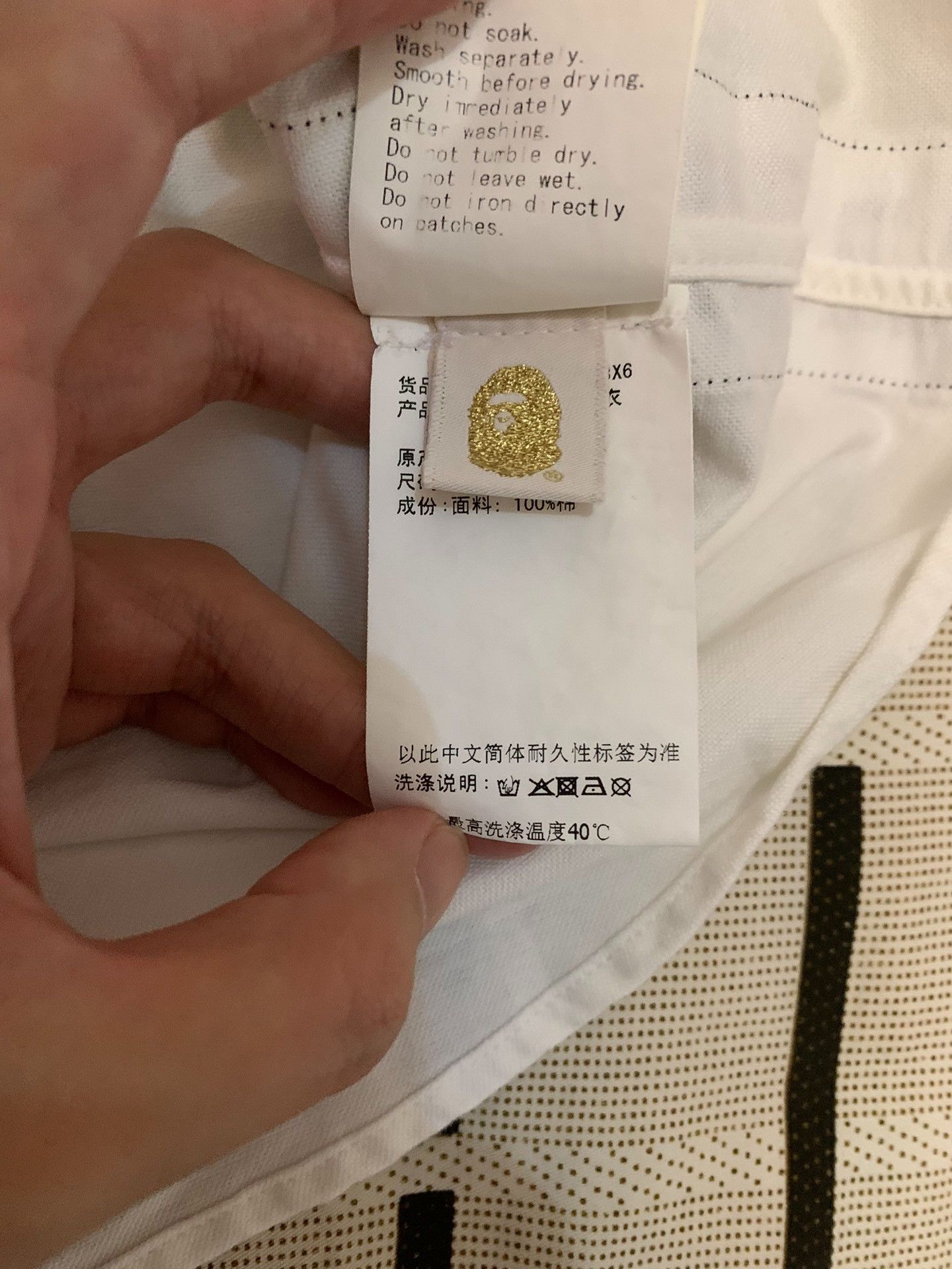 Bape Bape Ape Head Shirt S Men Size US S / EU 44-46 / 1 - 5 Thumbnail