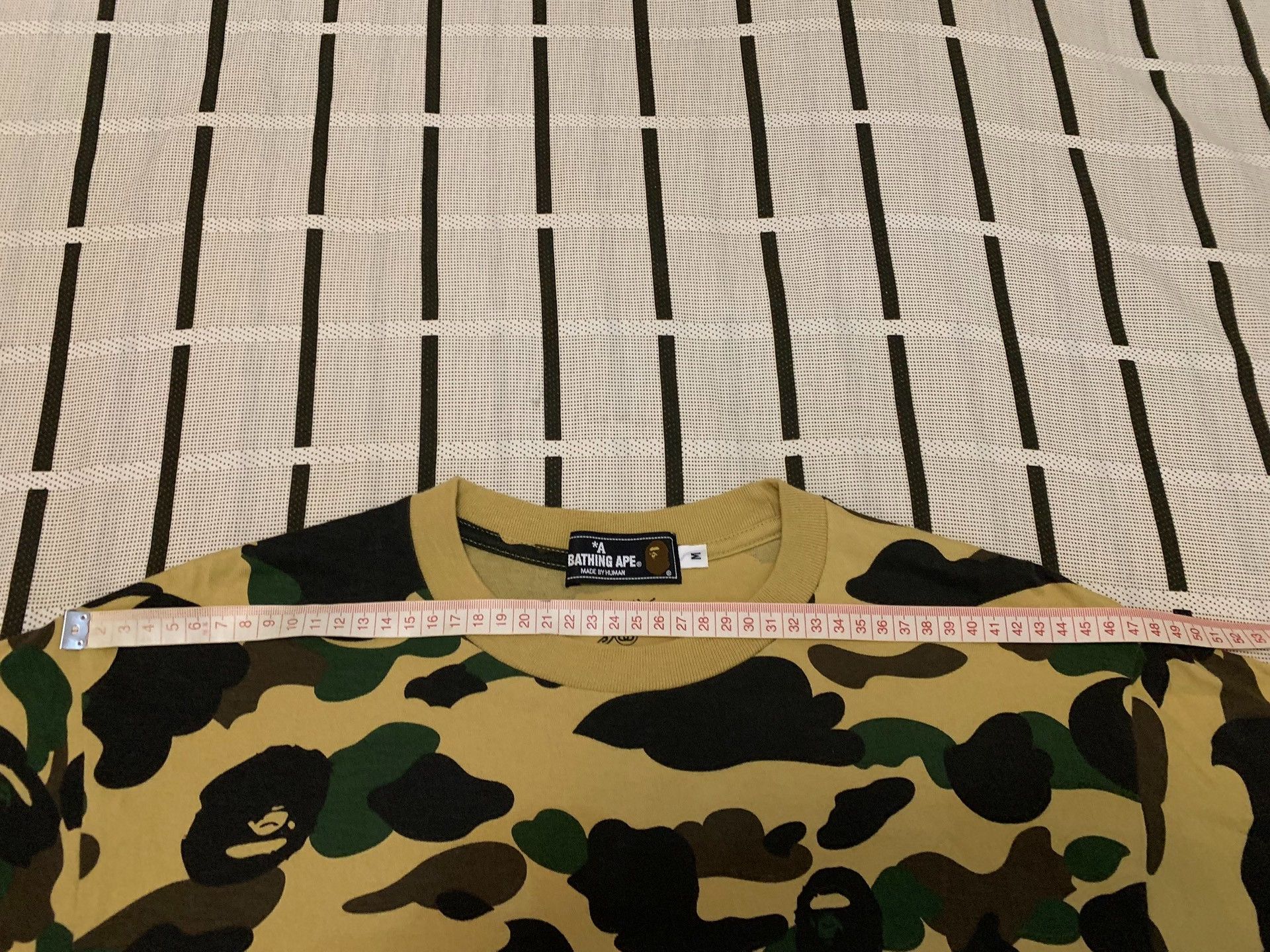 Bape Bape Camo Yellow T-Shirt M Men Size US M / EU 48-50 / 2 - 9 Thumbnail