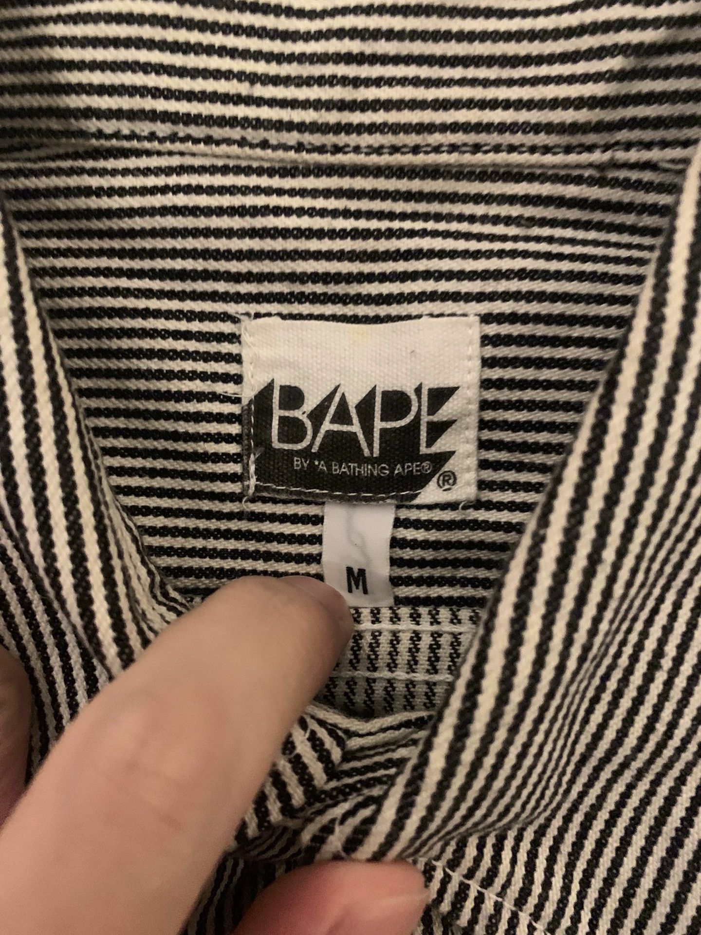 Bape Bape Retro Striped Shirt M Men Size US M / EU 48-50 / 2 - 2 Thumbnail