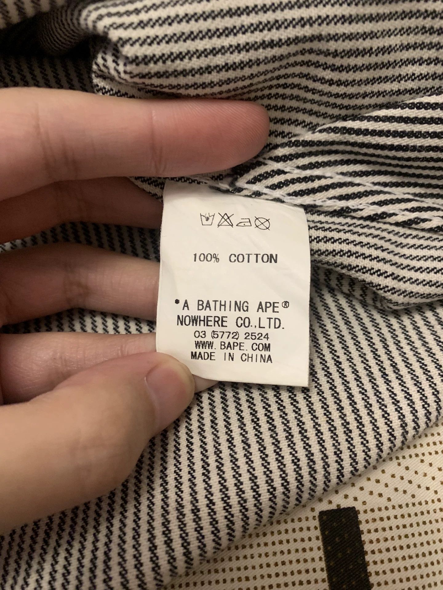 Bape Bape Retro Striped Shirt M Men Size US M / EU 48-50 / 2 - 3 Thumbnail