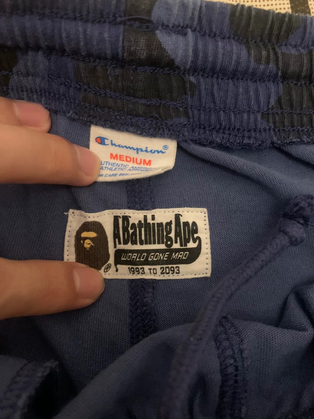 Bape Bape Camo Blue Casual Pants M Men Size US 32 / EU 48 - 2 Thumbnail