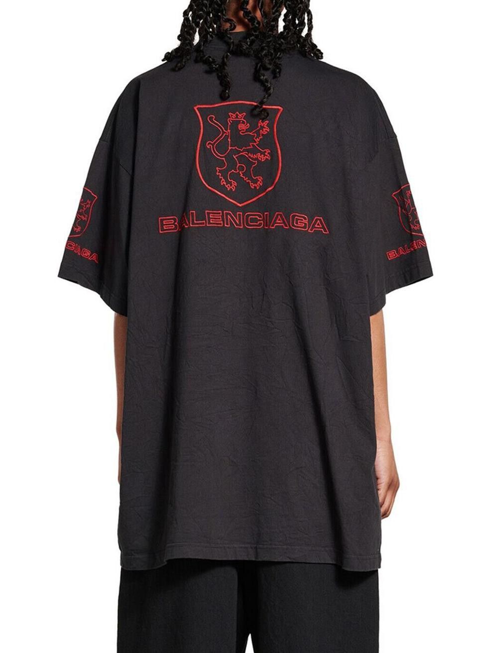 Balenciaga lion club t-shirt oversized Size US XXL / EU 58 / 5 - 4 Thumbnail