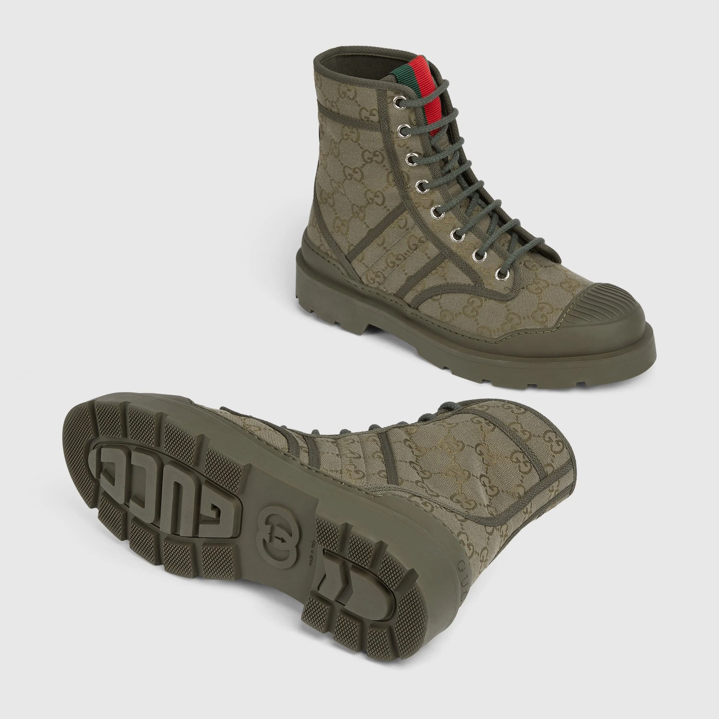 Gucci men's lug-sole boot khaki Size US 12 / EU 45 - 5 Thumbnail