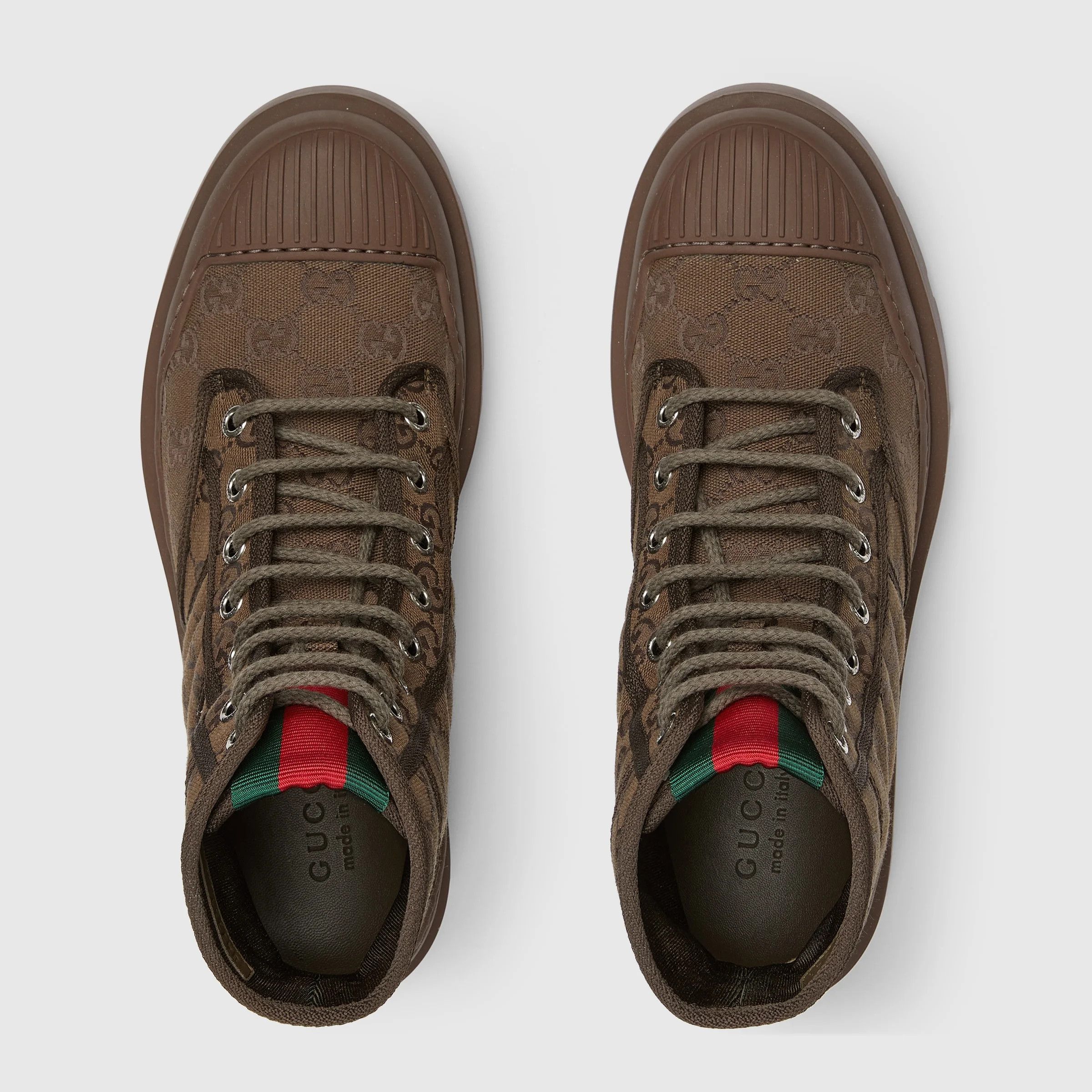 Gucci men's lug-sole boot brown Size US 13 / EU 46 - 4 Thumbnail